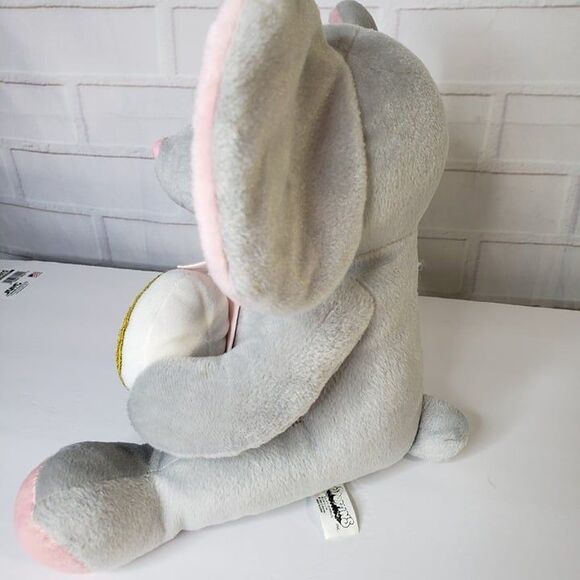 Cute Vintage 90s Stuffins Hickory Dickory Gray Mouse Plush 10" Stuffed Animal - Picture 10 of 10